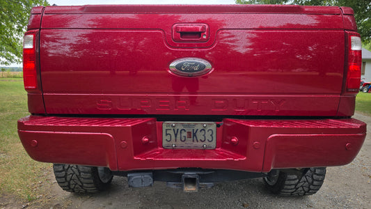 Smoked License Plate Cover 2 pack