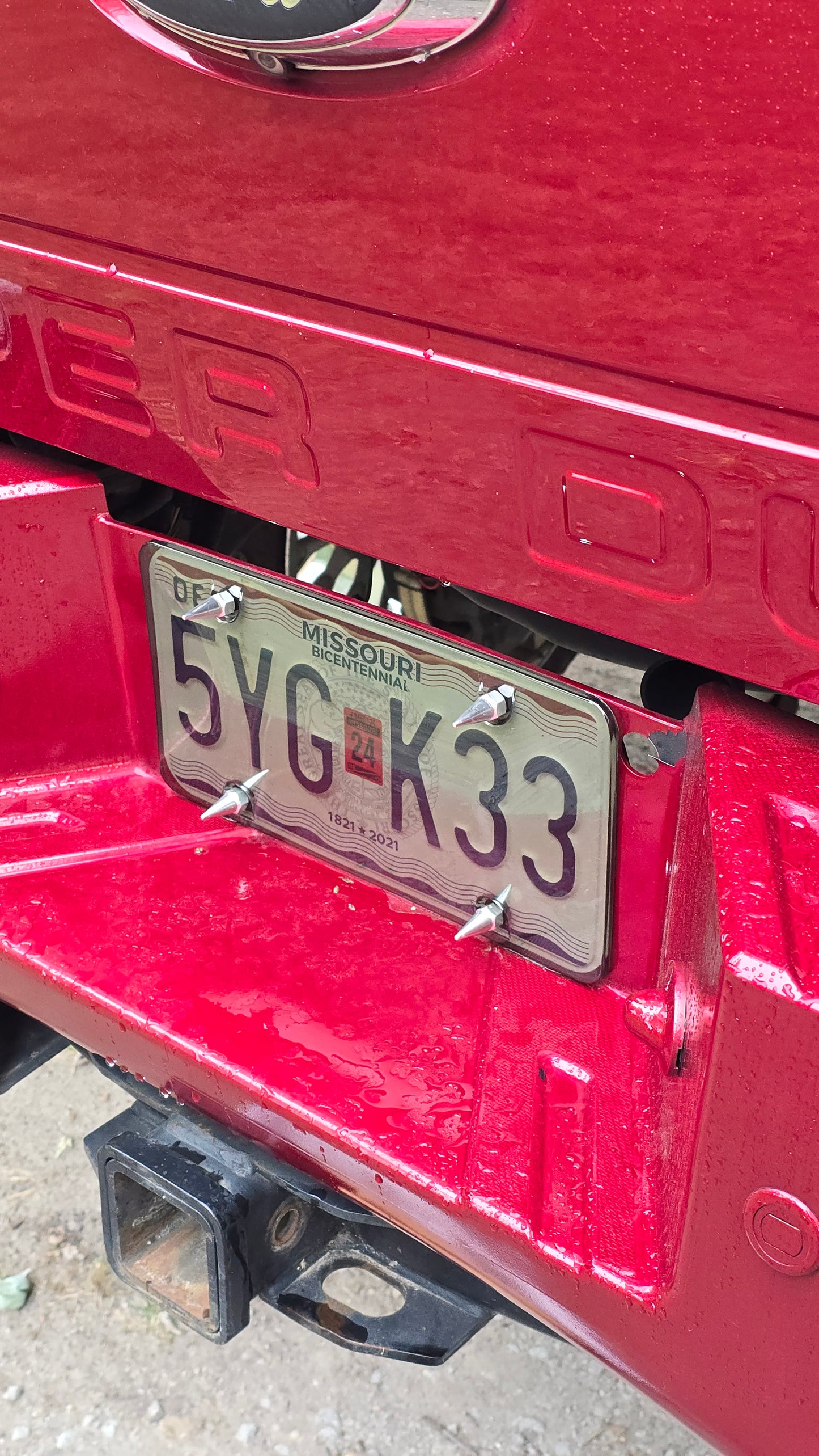 Smoked License Plate Cover 2 pack
