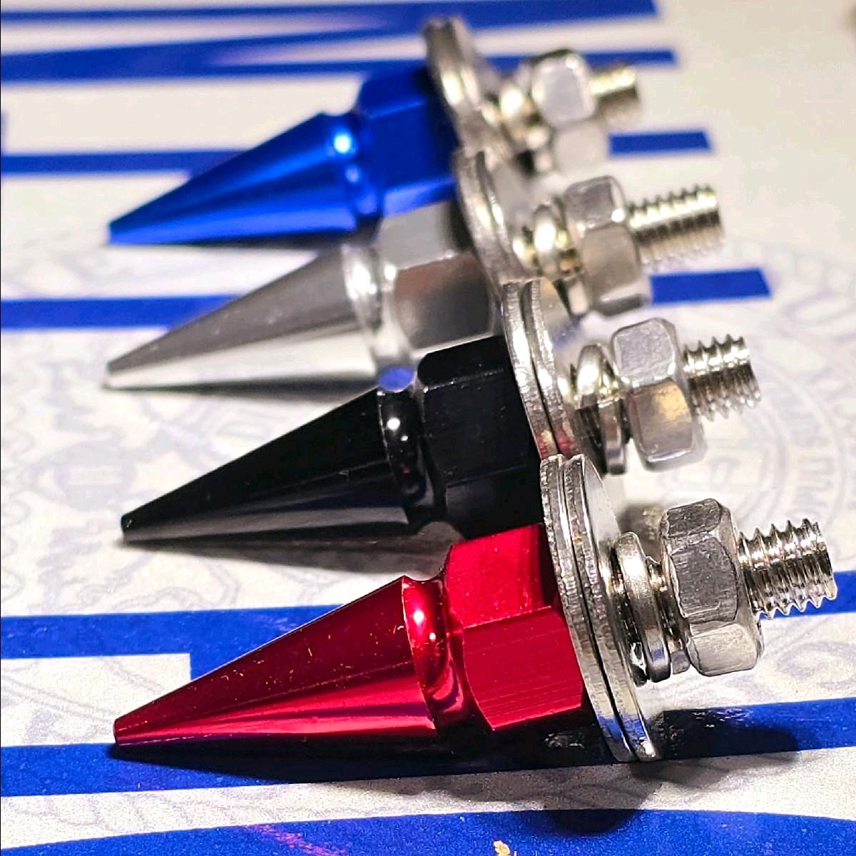 License Plate Spikes 4 pack