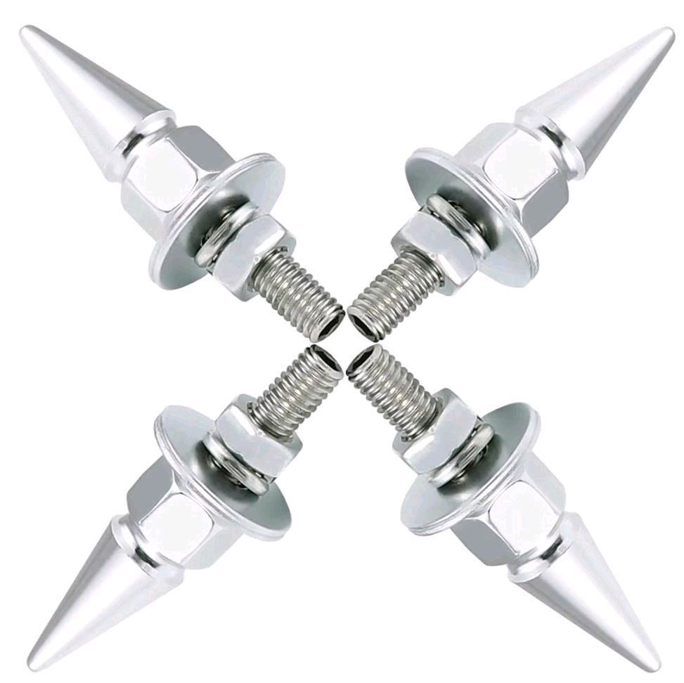 License Plate Spikes 4 pack