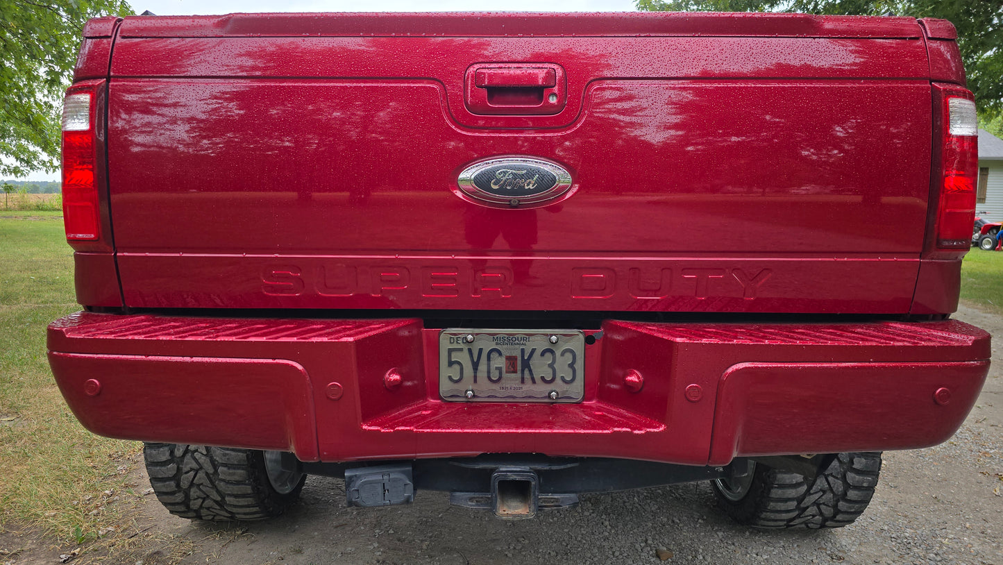 Smoked License Plate Cover 2 pack